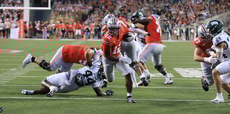 CJ Donaldson by Mick Walker -- Lettermen Row --