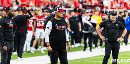 Texas Tech head coach Joey McGuire (Photo by Pat Cockrell/RedRaiderSports.com)