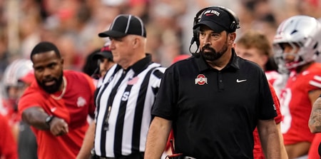 Ryan Day by © Adam Cairns/Columbus Dispatch / USA TODAY NETWORK via Imagn Images