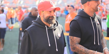 Matt Patricia by Mick Walker -- Lettermen Row --