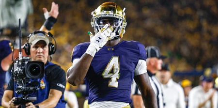 Notre Dame RB Jeremiyah Love Texas A&M