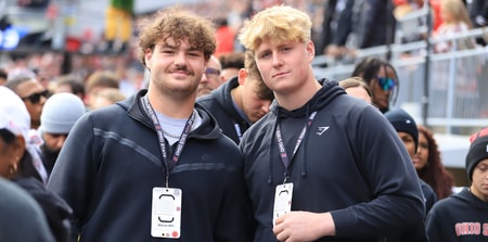 Kellen Wymer and Mason Wilt by Mick Walker -- Lettermen Row --