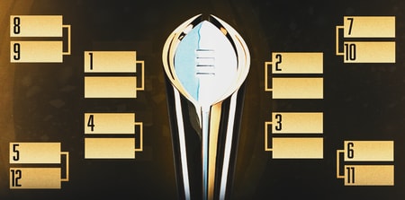 College Football Playoff Official 2025 Projected 12-Team CFP Bracket