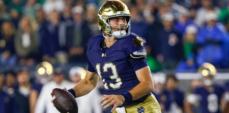 Notre Dame QB CJ Carr USC