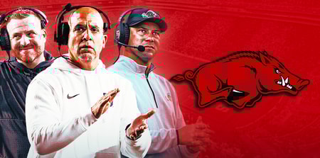 arkansas razorbacks football coaching search intel