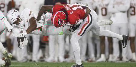 NCAA Football: Texas at Georgia