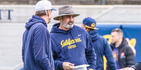 Cal interim head coach Nick Rolovich