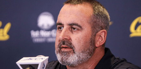 Cal interim head coach Nick Rolovich