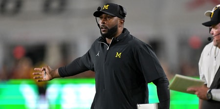 Sherrone Moore by © Jayne Kamin-Oncea-Imagn Images