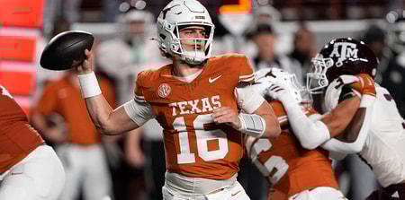 Texas QB Arch Manning in the Lone Star Showdown