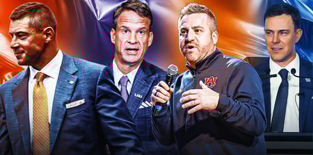 Lane, Jon SUmrall, Alex Golesh and Will Stein afi