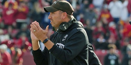 Iowa State head coach Matt Campbell