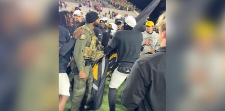 Kennesaw State police officer flag Jacksonville State C-USA