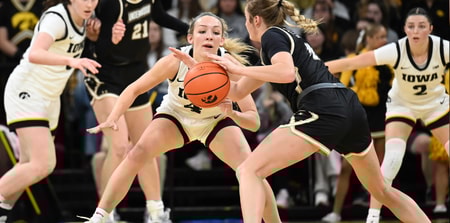 The Hawkeyes rolled past Lindenwood on Saturday afternoon. (Photo by Dennis Scheidt)
