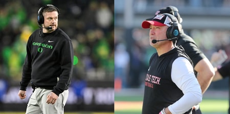 Dan Lanning, Oregon. Joey McGuire, Texas Tech