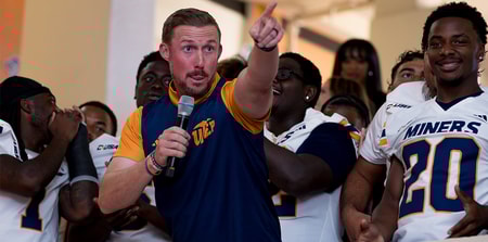 UTEP Scotty Walden donates salary