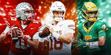 Arch Manning, Dante Moore and Julian Sayin afi