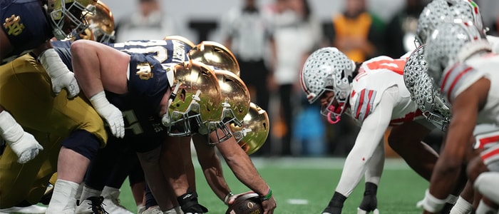 Top 10 offensive lines in college football linemen Notre Dame