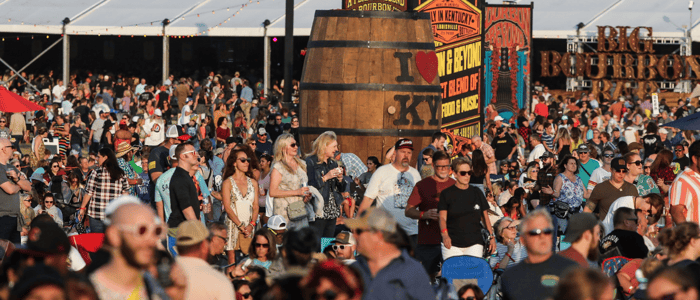 The crowd at Bourbon & Beyond on the final day, Sunday, September 17, 2023 (© Michael Clevenger/Courier Journal / USA TODAY NETWORK)