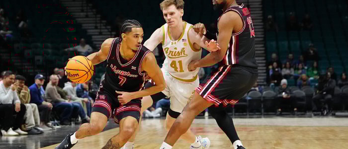 Houston played Notre Dame in the inaugural Players Era Festival, via Stephen R. Sylvanie-Imagn Images