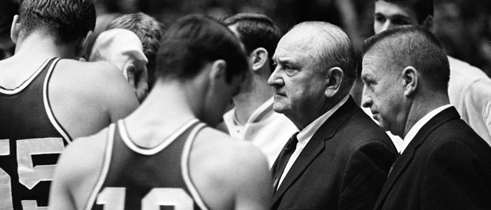 Adolph Rupp, Harry Lancaster, and the 1966 Kentucky Wildcats, via Jimmy Ellis : The Tennessean
