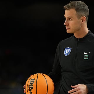 Duke head coach Jon Scheyer vs. Houston