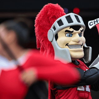 Rutgers Scarlet Knight mascot