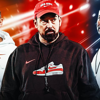 Ryan Day, Steve Sarkisian and Marcus Freeman afi