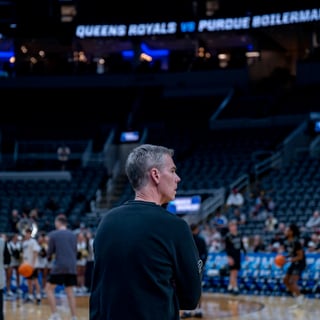 Purdue assistant coach Paul Lusk