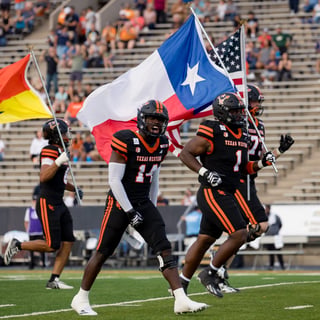 UTEP football players take the field for the football home opener against Texas Southern on Saturday, Sept. 12, 2026, at Sun