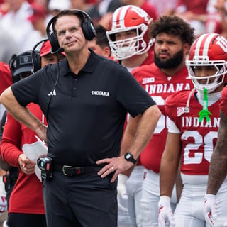 Indiana Head Coach Curt Cignetti during the Indiana versus Howard football game at Memorial Stadium on Saturday, Sept. 12, 2026.