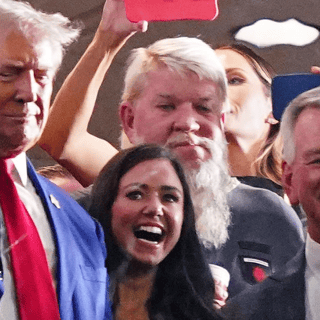 President Donald Trump, Sen. Katie Britt, Sen. Tommy Tuberville