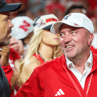 Nebraska HC Matt Rhule, AD Troy Dannen