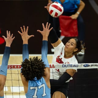 Nebraska volleyball Teraya Sigler (17)