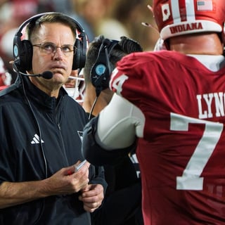 Indiana Head Coach Curt Cignetti during the Indiana versus Northwestern football game at Memorial Stadium on Friday, Sept. 25,
