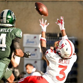 Nebraska football WR Kwazi Gilmer vs. Michigan State