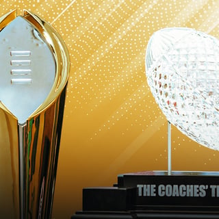 College Football Playoff, BCS trophies