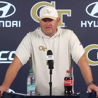 Georgia Tech head coach Brent Key
