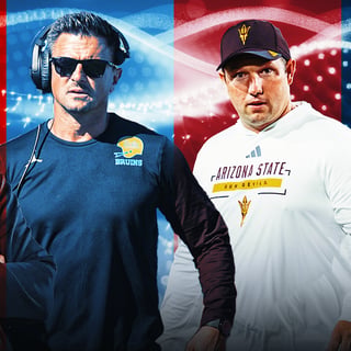 Luke Fickell, Bob Chesney, Brent Brennan and Kenny Dillingham afi