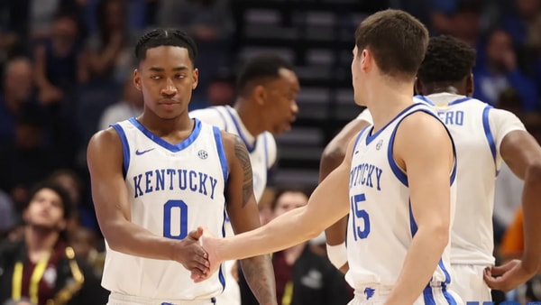 Kentucky guards Reed Sheppard and Rob Dillingham