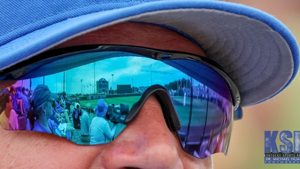 The reflection of the crowd at Kentucky Proud Park during the NCAA Tournament regional - Dr. Michael Huang, Kentucky Sports Radio
