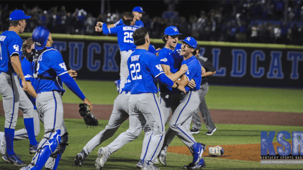 Kentucky Baseball celebrates its Super Regional win - Aaron Perkins, Kentucky Sports Radio