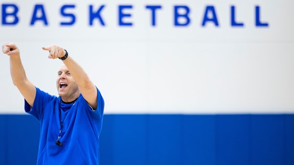 Mark Pope.UK Men’s Basketball practice.Photo by Chet White | UK Athletics