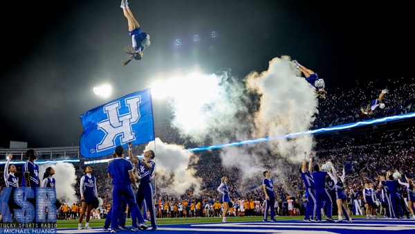 Kroger Field for a Kentucky football night game