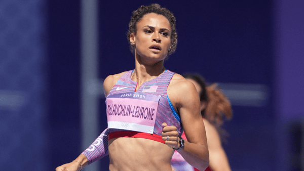 Photo of Sydney McLaughlin-Levrone by James Lang | USA TODAY Sports