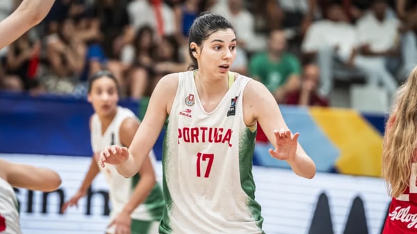 Photo of Portugal's Clara Silva via FIBA