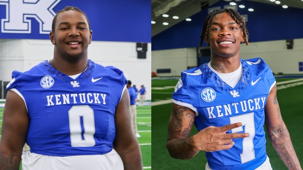 Kentucky defensive tackle Deone Walker and wide receiver and return specialist Barion Brown -Mont Dawson, Kentucky Sports Radio