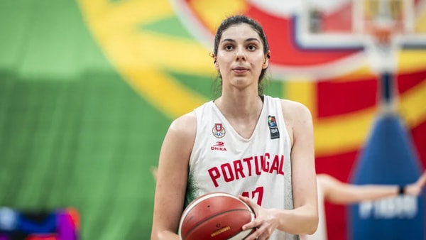 Photo of Portugal's Clara Silva via FIBA