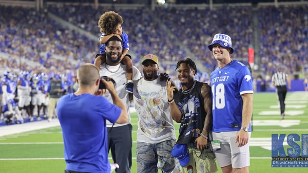 Josh Allen, Ray Davis, Wan'Dale Robinson, and Will Levis at Kentucky Football's season opener - Dr. Michael Huang, Kentucky Sports Radio