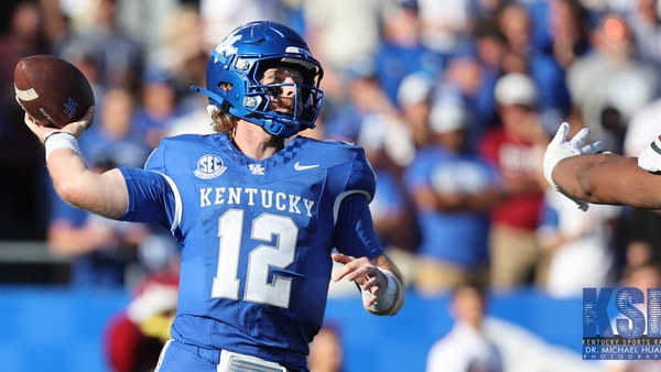 Brock Vandagriff throwing the ball - Dr. Michael Huang, Kentucky Sports Radio